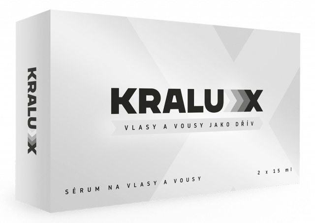 Kralux –⁠ 2 x 15 ml, sérum na vlasy a vousy